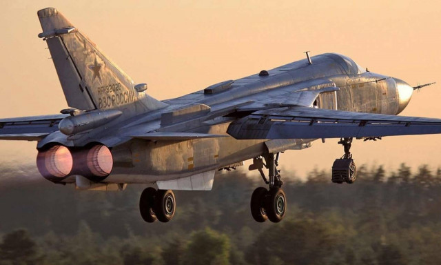 Κατάρριψη ρωσικού μαχητικού: ΔΕΙΤΕ τη στιγμή της συντριβής (vid)