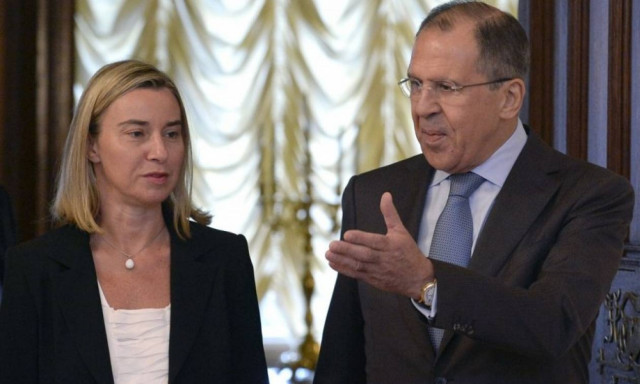 Η Μογκερίνι συμφώνησε με τον Λαβρόφ να συνεχιστούν οι διπλωματικές προσπάθειες της συριακής κρίσης