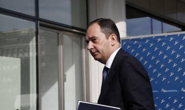 Συνάντηση Κ. Καραμανλή με τον μεταβατικό πρόεδρο την ΝΔ  Γ. Πλακιωτάκη