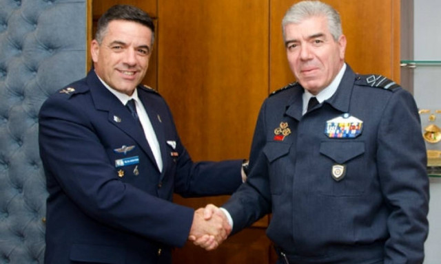 Ο Α/ΓΕΑ συναντήθηκε με τον Υποπτέραρχο του Ισράηλ Amikam Norkin (pics)