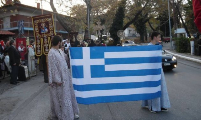 Η θαυματουργή Εικόνα της Παναγίας της Φοβεράς Προστασίας στην Βέροια (pics)