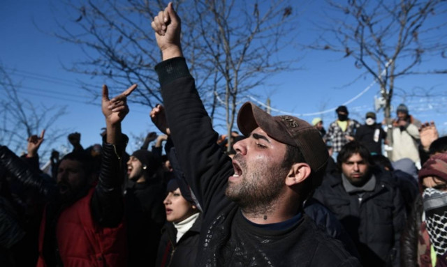 Ένταση και πάλι στην Ειδομένη - Πετροπόλεμος και μικροεπεισόδια