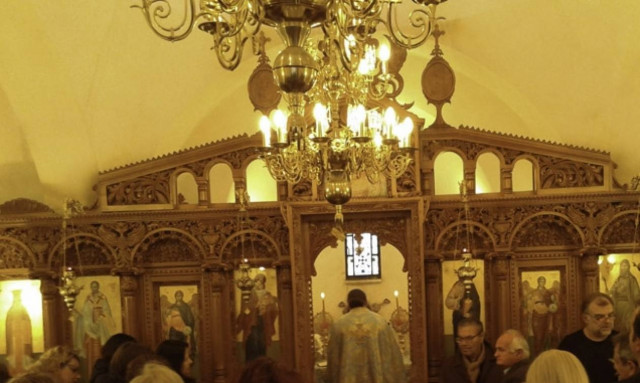 Εσπερινός του Αγίου Νικολάου σε νησάκι του Μεσολογγίου