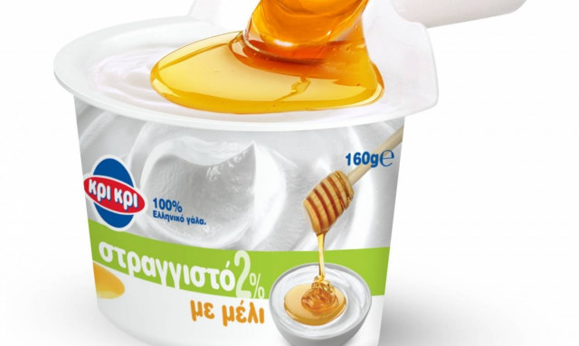 Νέο απολαυστικό στραγγιστό γιαούρτι Κρι Κρι 2% με μέλι!