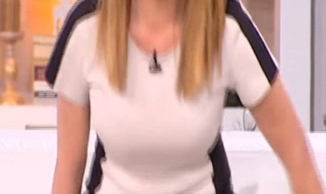 Το ατύχημα της Στεφανίδου στον αέρα - Μας το… έδειξε για πρώτη φορά