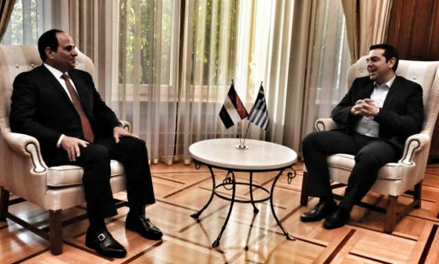 Τσίπρας- Αλ Σίσι: Εξαιρετικές προοπτικές συνεργασίες σε ενέργεια - οριοθέτηση θαλασσίων ζωνών