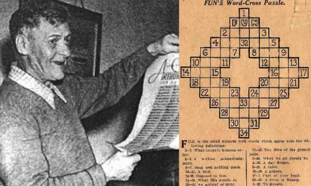 Σαν σήμερα το 1913 τυπώνεται το πρώτο σταυρόλεξο