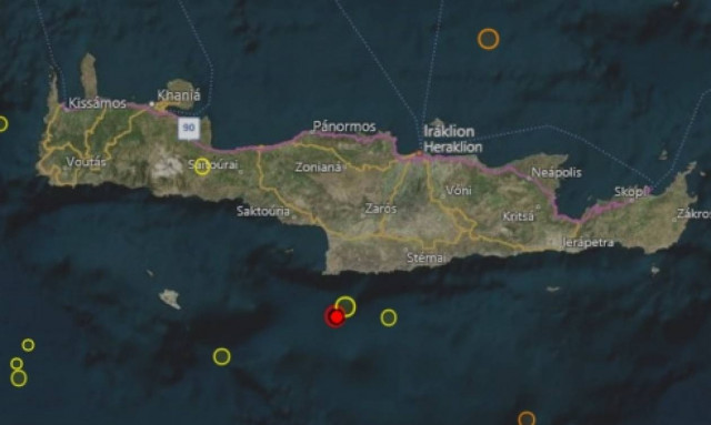 Σεισμός στην Κρήτη