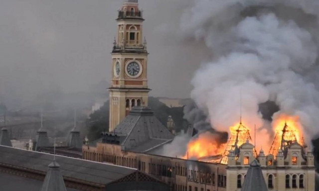 Βραζιλία: Ένας νεκρός από μεγάλη φωτιά στο Μουσείο Πορτογαλικής Γλώσσας (pic+vid)