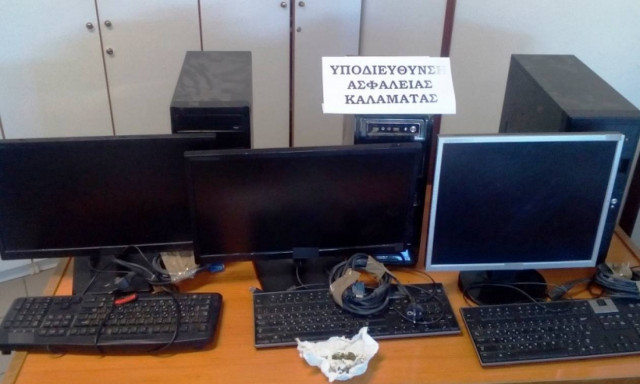 Καλαμάτα: Τέσσερις συλλήψεις για παράνομα τυχερά παιχνίδια