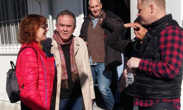 Συνάντηση Μουζάλα με τη Σούζαν Σάραντον στη Λέσβο