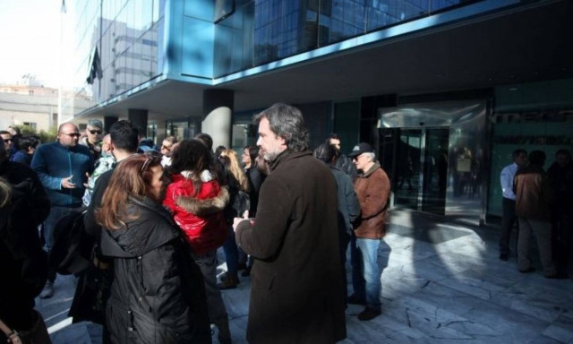 Απλήρωτοι και αγανακτισμένοι οι εργαζόμενοι του Mega