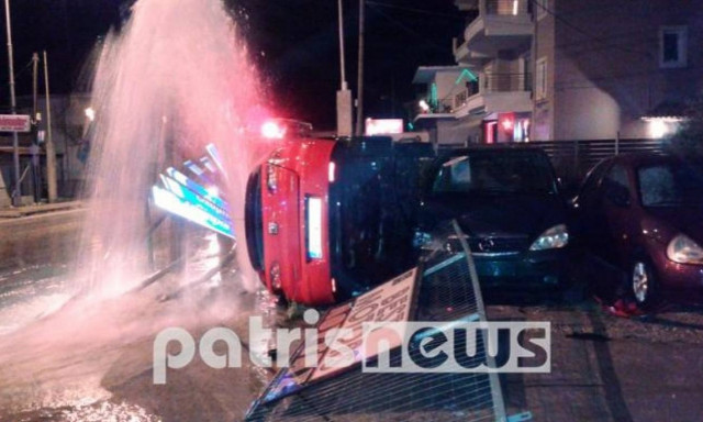 Πύργος: Άγιο είχε 24χρονος οδηγός! (pics)