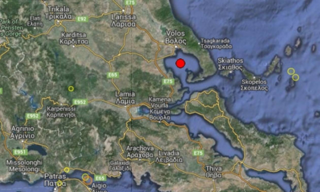 Σεισμός «ξύπνησε» τους κατοίκους του Βόλου