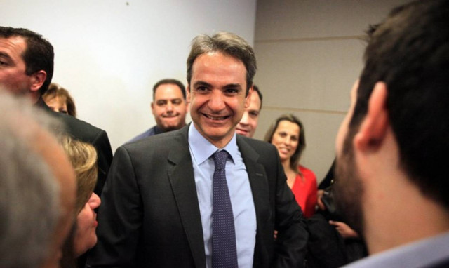 Εκλογές ΝΔ: Ο Κυριάκος Μητσοτάκης παρέλαβε το «κλειδί» της ΝΔ