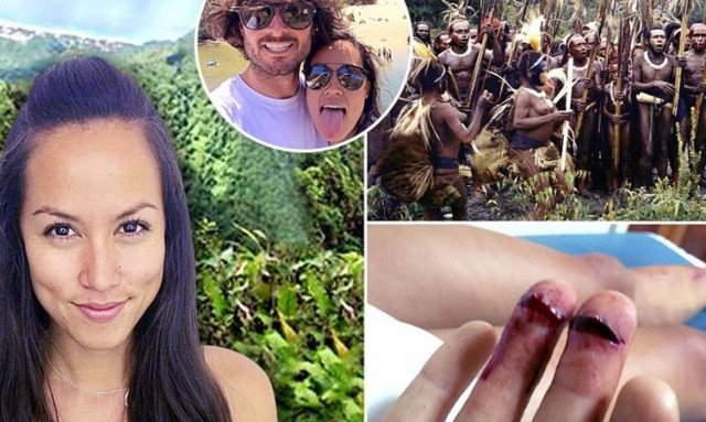 Άγρια φυλή κανίβαλων απήγαγε και βασάνισε γυμνούς ριάλιτι σταρ και τη σύντροφό του στην Παπούα (pic)