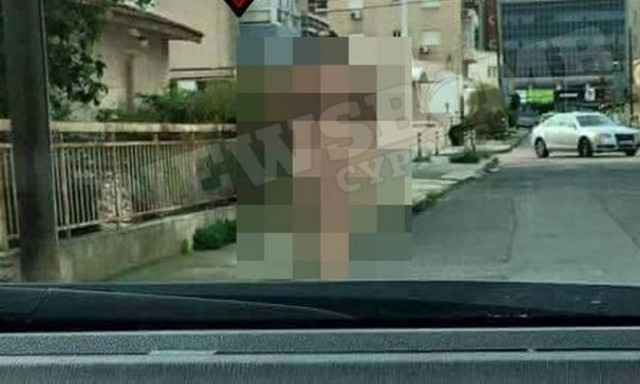 Απίστευτο στη Λεμεσό: Γυμνός άνδρας τρέχει στη μέση του δρόμου! (photo)