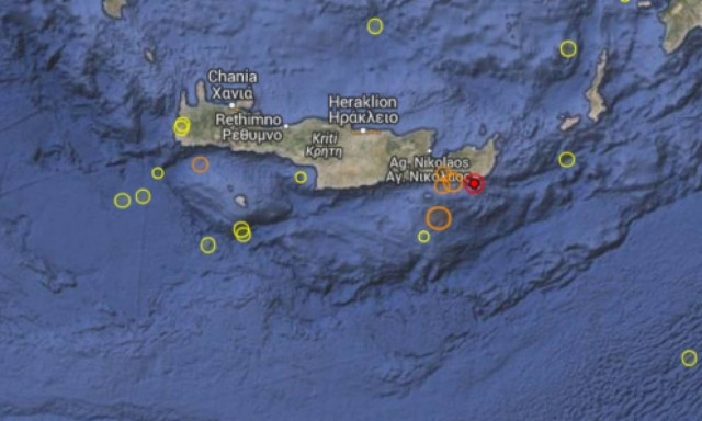 Σεισμός στην Κρήτη