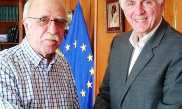 Συνάντηση του Δημάρχου Περιστερίου με τον Αναπληρωτή Υπουργό Εθνικής Άμυνας