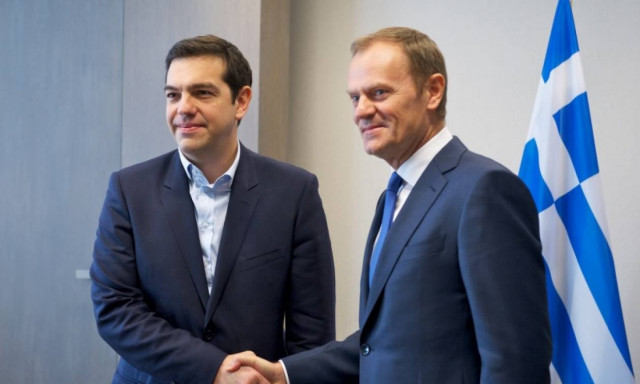 Συνάντηση Τσίπρα - Τουσκ στο Μαξίμου για το μέλλον της ΕΕ