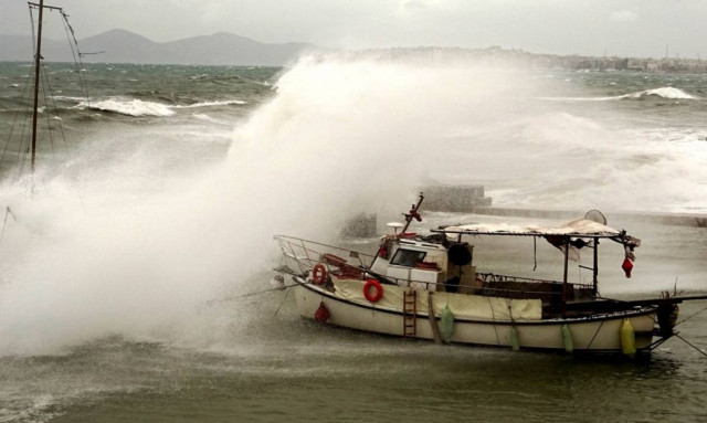 Καιρός: Καταιγίδες, χαλάζι και 9 μποφόρ στο Αιγαίο!