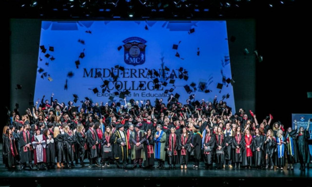 Μεγαλειώδης η 36η τελετή αποφοίτησης του Mediterranean College