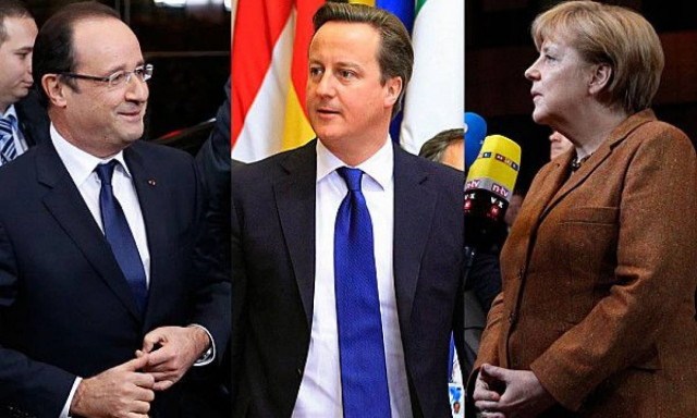 Επικοινωνία Μέρκελ - Κάμερον - Ολάντ για το Συριακό