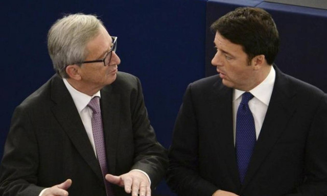 Eυρεία ταύτιση απόψεων Ρέντσι – Γιούνκερ για οικονομικό και προσφυγικό