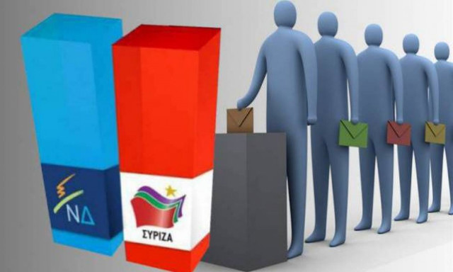 Δημοσκόπηση: Προβάδισμα ΝΔ με 4,3%