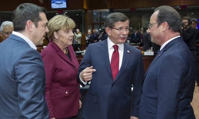 Προσφυγικό: Στα «σκαριά» τριμερής Τσίπρα - Μέρκελ - Νταβούτογλου πριν τη Σύνοδο Κορυφής