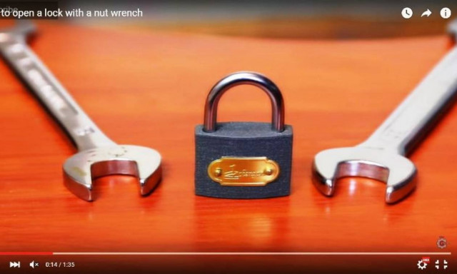 Το βίντεο που θα σας λύσει τα χέρια! Ανοίξτε οποιοδήποτε λουκέτο χωρίς κλειδί
