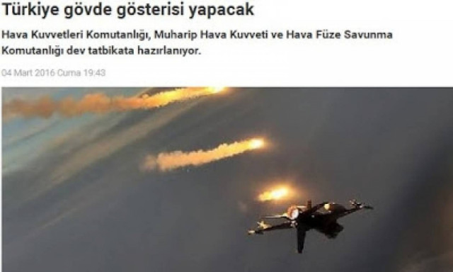 Η Τουρκία ετοιμάζει μεγάλη αεροπορική άσκηση