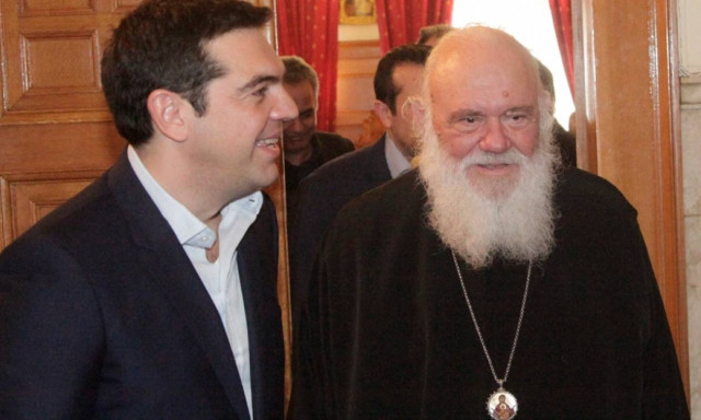 Θρησκευτικά και προσφυγικό στη συνάντηση Τσίπρα - Ιερώνυμου