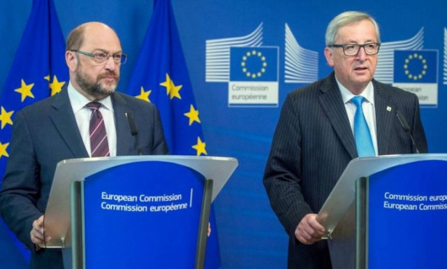 Σύνοδος Κορυφής: Αισιόδοξοι Γιούνκερ και Σουλτς για συμφωνία ΕΕ - Τουρκίας