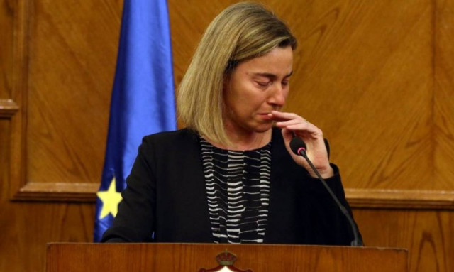 Τρομοκρατικές επιθέσεις Βρυξέλλες: Δηλώσεις με δάκρυα στα μάτια από τη Μογκερίνι