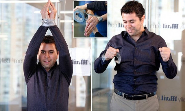 Εκπληκτικό: Πώς να απελευθερωθείτε σε δευτερόλεπτα αν σας δέσουν με μονωτική ταινία! (video)