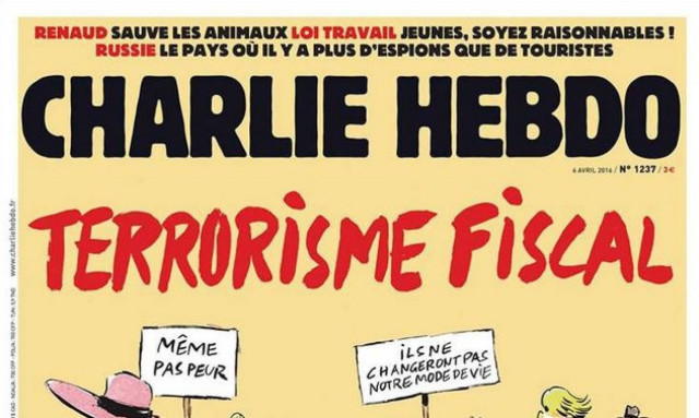 Το εντυπωσιακό εξώφυλλο του Charlie Hebdo για τις αποκαλύψεις των Panama Papers (pic)