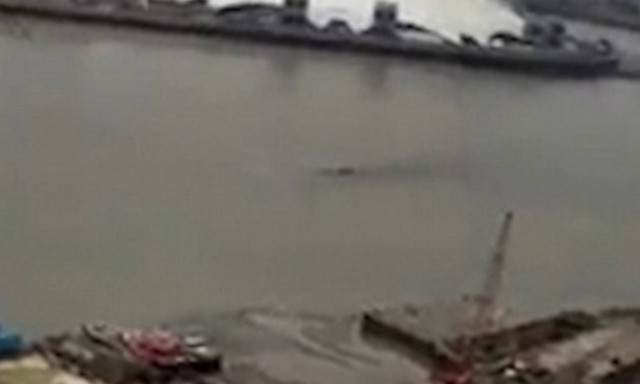 Τρόμος στο Λονδίνο – Βίντεο καταγράφει μυστήρια μαύρη φιγούρα στον Τάμεση