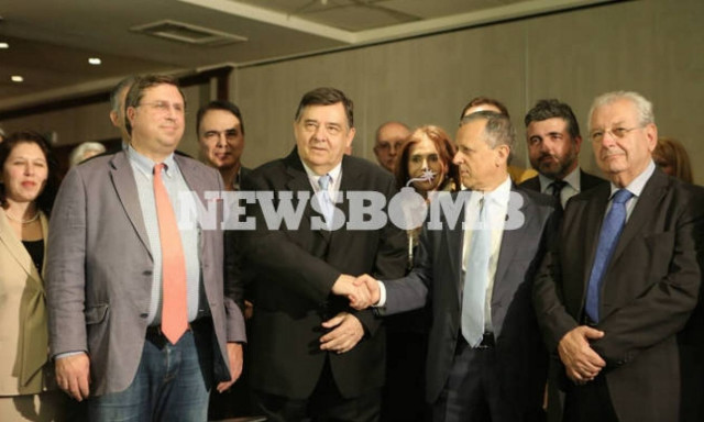 Εθνική Ενότητα: Το νέο κόμμα που ιδρύουν Μπαλτάκος και Καρατζαφέρης (photos+vid)