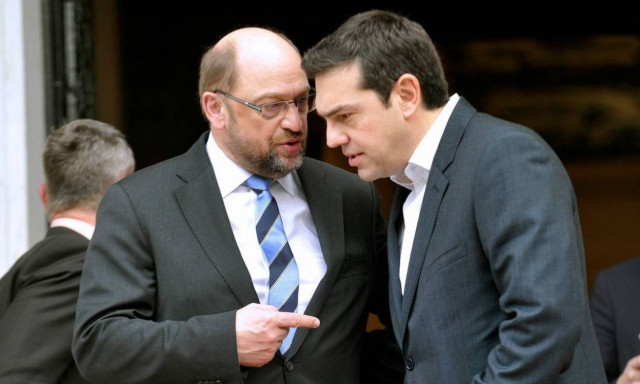 Φορολογικό και Ασφαλιστικό, στο γεύμα Τσίπρα - Σουλτς