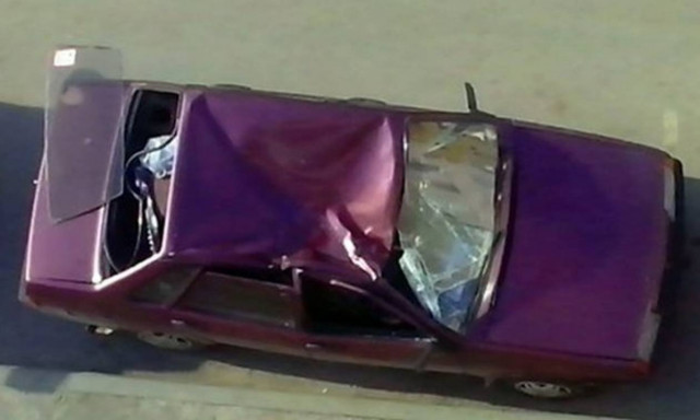 Απίστευτο: Πήδηξε από τον ένατο όροφο και δείτε πώς γλίτωσε! (photos)