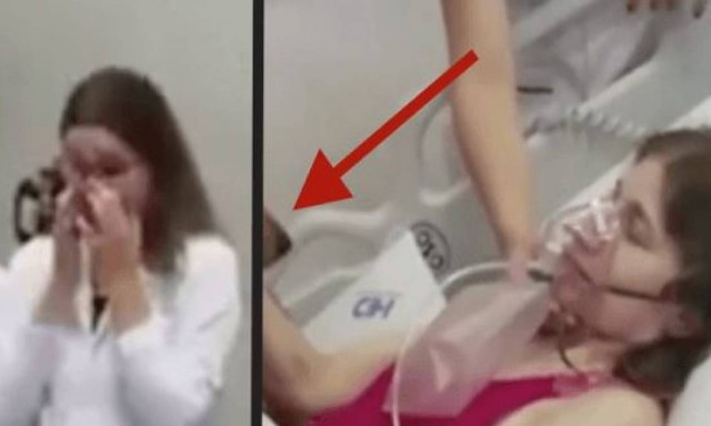 Σοκαρίστηκαν όταν είδαν τι πήδηξε πάνω της! Σε λίγα δευτερόλεπτα έκλαιγαν όλοι ασταμάτητα… (video)