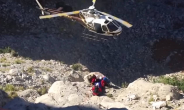 Συγκλονιστικό βίντεο: Κάμερα κατέγραψε παρολίγο συντριβή ελικοπτέρου