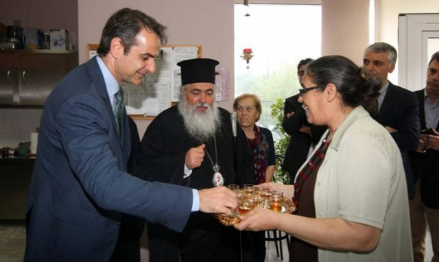 Σε κοινωνικές δομές της Μητρόπολης Νεαπόλεως ο Κυρ. Μητσοτάκης