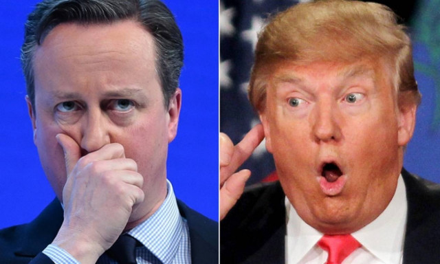Σε τεταμένο κλίμα ο Ντέιβιντ Κάμερον προσκαλεί τον Ντόναλντ Τραμπ στη Ντάουνινγκ Στριτ (Vids)