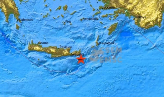 Moderate quake jolts Crete; no injuries or damages reported