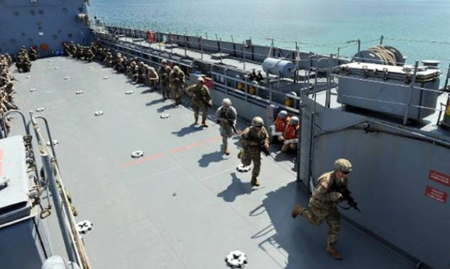 Τουρκική αποβατική άσκηση στην Έφεσο με συμμετοχή ΗΠΑ- Πολωνίας- Σαουδικής Αραβίας