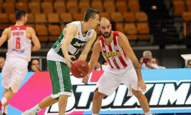 Ολυμπιακός – Παναθηναϊκός: 41-44 (Τέλος ημιχρόνου)