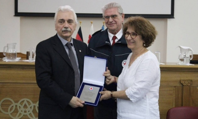 Επίσκεψη του Προέδρου του ΕΕΣ στις εγκαταστάσεις της Διεθνούς Ολυμπιακής Ακαδημίας