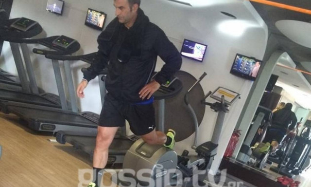 Παπαράτσι τώρα. «Λιώνει» ο Δέλλας στο γυμναστήριο (pics)